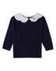 MiniMoi MiniMoi 2 Piece Pop-Collar Knit Bow-Trim Set - 2