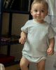 MiniMoi MiniMoi 2 Piece Set Baby "Tiny Stripe" Stretch Cotton Top and Bloomers - 2