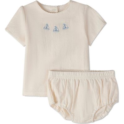 MiniMoi MiniMoi 2 Piece Set The Sail Bloomer Set