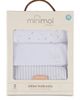 MiniMoi MiniMoi 3 Pack Baby Petite Leaves, Stripes, Solid Bodysuit - 2