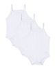 MiniMoi MiniMoi 3 Pair Pack Baby and Toddler Combed Cotton Bodysuits - 1