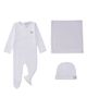 MiniMoi MiniMoi 3 Piece Baby Pima Cotton Footie Set - 1