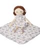 MiniMoi MiniMoi Baby "Abigail" Cotton and Linen Rag Doll - 1