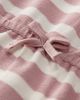 MiniMoi MiniMoi Baby and Toddler Girls Striped Stretch-Cotton Terry Sleeveless Romper - 3