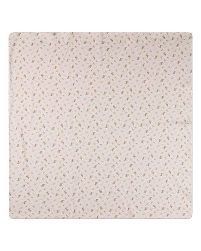 MiniMoi MiniMoi Baby Floral-Printed Double-Sided Snuggle Blanket