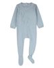 MiniMoi MiniMoi Baby Footie with Tonal Knit Bow - 1