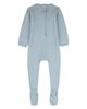 MiniMoi MiniMoi Baby Footie with Tonal Knit Bow - 2