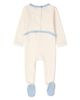 MiniMoi MiniMoi Baby Framed Foliage Embroidered Footie - 2