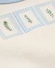 MiniMoi MiniMoi Baby Framed Foliage Embroidered Footie - 3