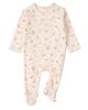 MiniMoi MiniMoi Baby Girls 100% Cotton Footie - 1