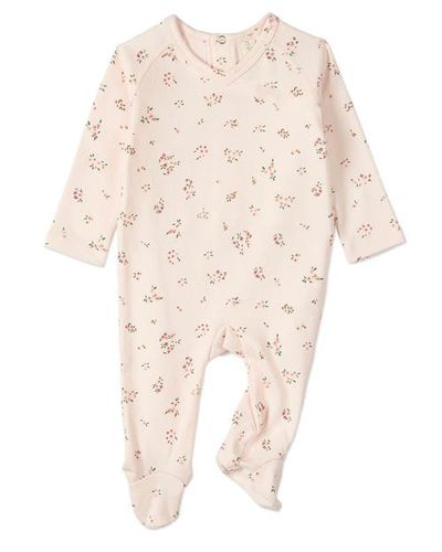 MiniMoi MiniMoi Baby Girls 100% Cotton Footie