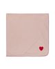 MiniMoi MiniMoi Baby Heart-Embroidered Textured Swaddle Blanket - 2