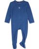 MiniMoi MiniMoi Baby Picot-Trim Textured Footie - 1