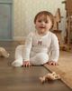 MiniMoi MiniMoi Baby Put A Bow On It Polka-Dot Footie - 2