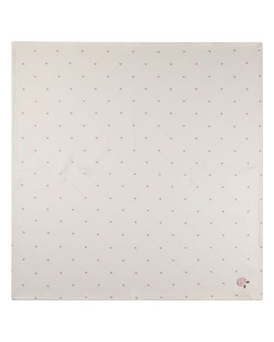 MiniMoi MiniMoi Baby Rosettes and Stitching Swaddle Blanket