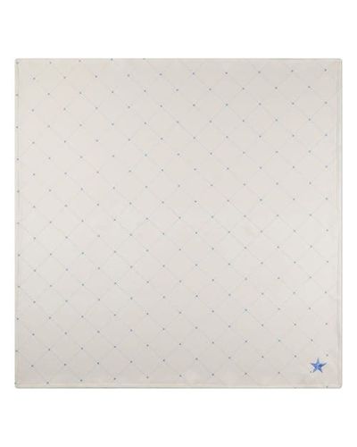 MiniMoi MiniMoi Baby Stars and Stitching Snuggle Blanket