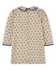 MiniMoi MiniMoi Embroidered-Bow Pointelle Lace-Trim Mini-Print Dress - 2