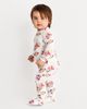 MiniMoi MiniMoi Floral-Print Pointelle Footie - 2
