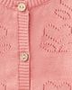 MiniMoi MiniMoi Heart Pattern Cotton Cardigan Sweater - 3