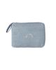 MiniMoi MiniMoi Herringbone Knit Cotton Blanket with Carry Pouch - 1