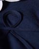 MiniMoi MiniMoi Maxi Dress with Scalloped Pop Collar and Bow Accents - 3