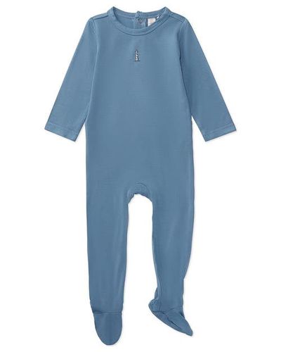 MiniMoi MiniMoi Solid Footie with Printed Lighthouse