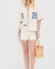 MINKPINK MINKPINK Avalon Crochet Shirt White/Blue - 5