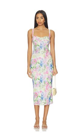 MINKPINK MINKPINK Celina Mesh Midi Dress