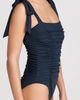 MINKPINK MINKPINK Constance Ruched One Piece Navy L - 4