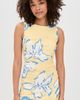 MINKPINK MINKPINK Esme Gathered Mesh Mini Dress Lemon Floral - 2