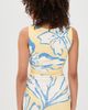 MINKPINK MINKPINK Esme Gathered Mesh Mini Dress Lemon Floral - 3