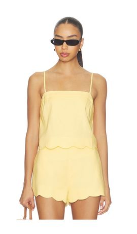MINKPINK MINKPINK Grazia Scallop Hem Cami