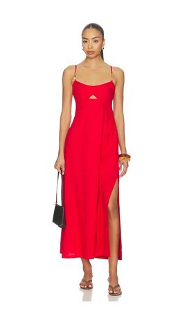 MINKPINK MINKPINK Rhodes Twist Front Maxi Dress