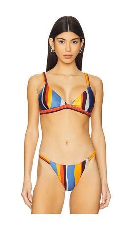 MINKPINK MINKPINK Ripple Ruched Bikini Top