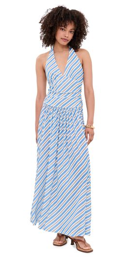 we wore what flare panel midi dress Johanna Ortiz Heritage Midi Dress | Print/Green | Size 6