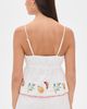 MINKPINK MINKPINK Santorini Embroidered Cami White - 3
