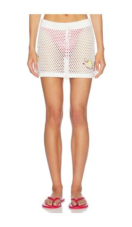 MINKPINK MINKPINK Soleia Crochet Mini Skirt