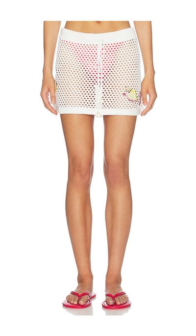 MINKPINK MINKPINK Soleia Crochet Mini Skirt