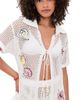 MINKPINK MINKPINK Soleia Crochet Top White/Multi - 1