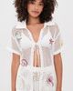 MINKPINK MINKPINK Soleia Crochet Top White/Multi - 2