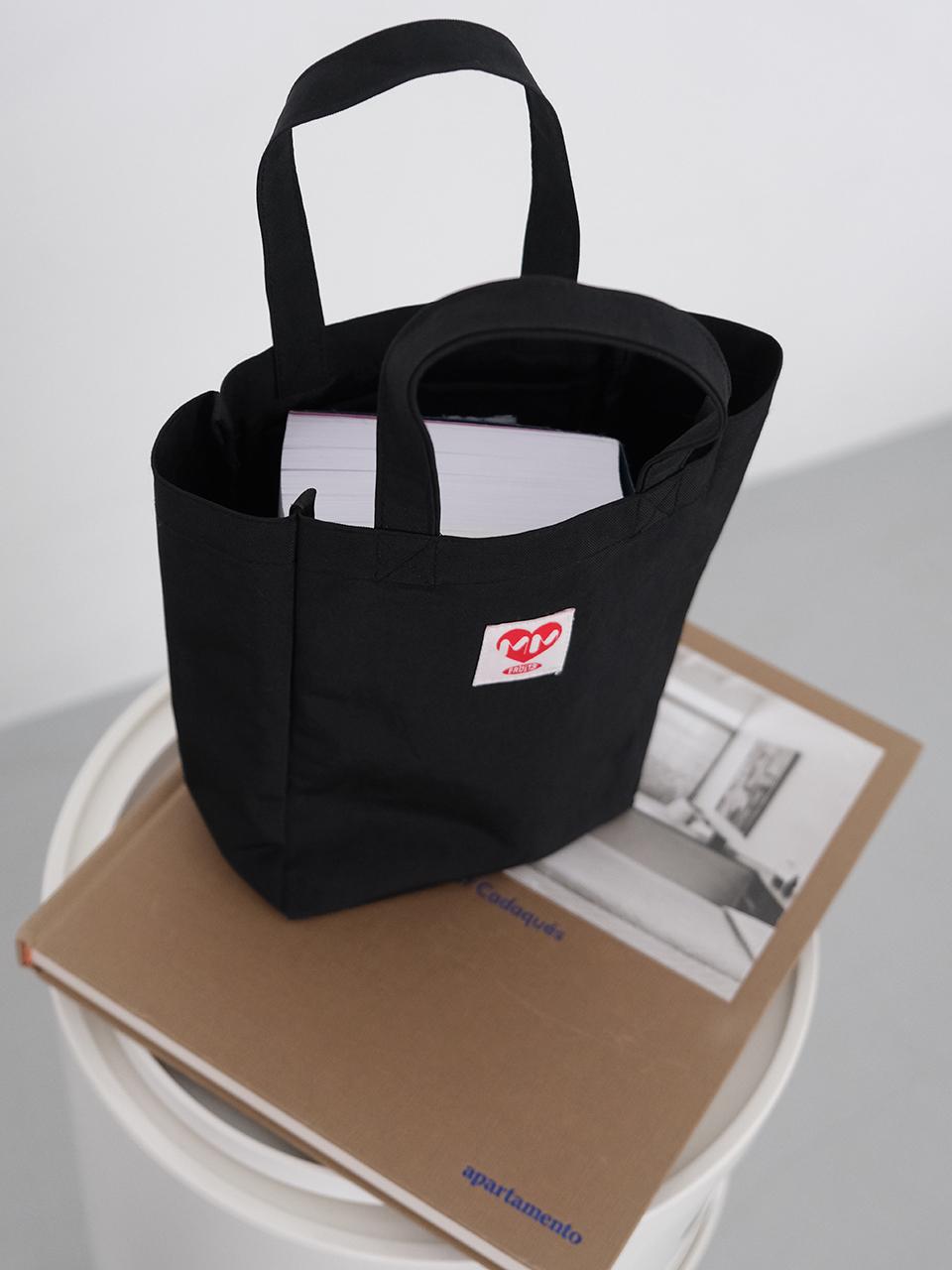 minmin Love Mini Tote Bag (Black)