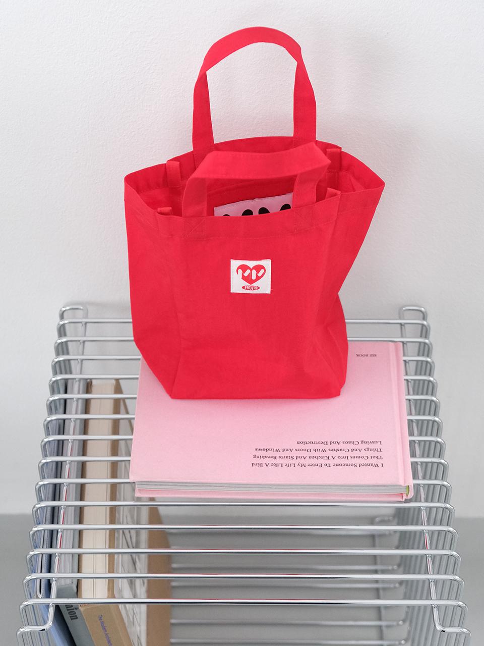 minmin Love Mini Tote Bag (Red)