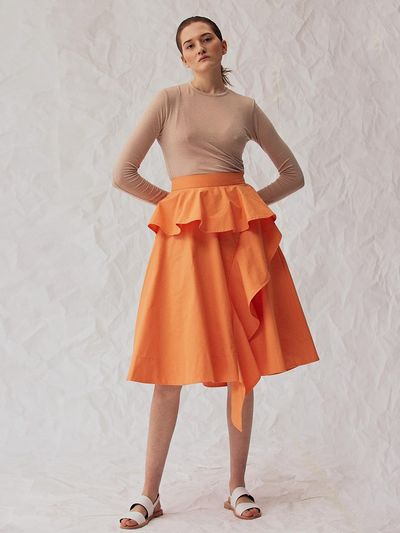 MINNCHAI Orang Frill Full Skirt