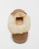 Minnetonka Minnetonka Alpine Suede Sheepskin Slippers in Tan, Women's at Urban Outfitters - 4