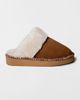 Minnetonka Minnetonka Cerise Scuff Slippers in Tan, Women's at Urban Outfitters - 1