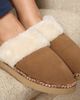 Minnetonka Minnetonka Cerise Scuff Slippers in Tan, Women's at Urban Outfitters - 3