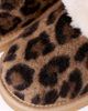 Minnetonka Minnetonka Chesney Leopard Print Suede Faux Fur Lined Scuff Slippers in Leopard Fabric, Women's at Urban Outfitters - 4