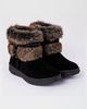 Minnetonka Minnetonka Everett 2 Suede Faux Fur Winter Boots in Black, Women's at Urban Outfitters - 4