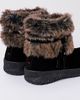 Minnetonka Minnetonka Everett 2 Suede Faux Fur Winter Boots in Black, Women's at Urban Outfitters - 5