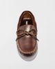Minnetonka Minnetonka Leather Classic Driver Loafer in Dark Brown, Women's at Urban Outfitters - 5